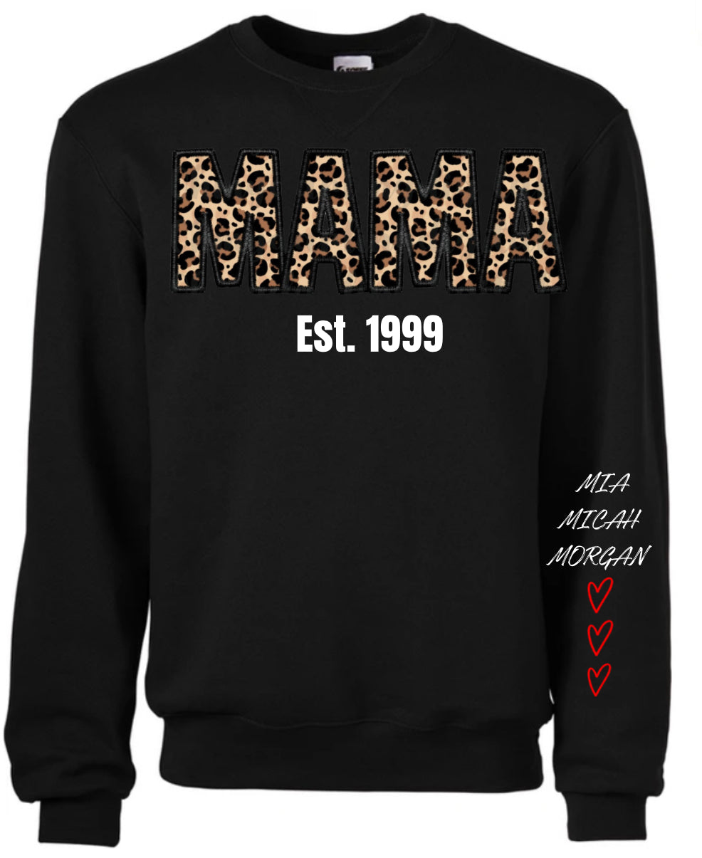 Leopard Mom Sweatshirt
