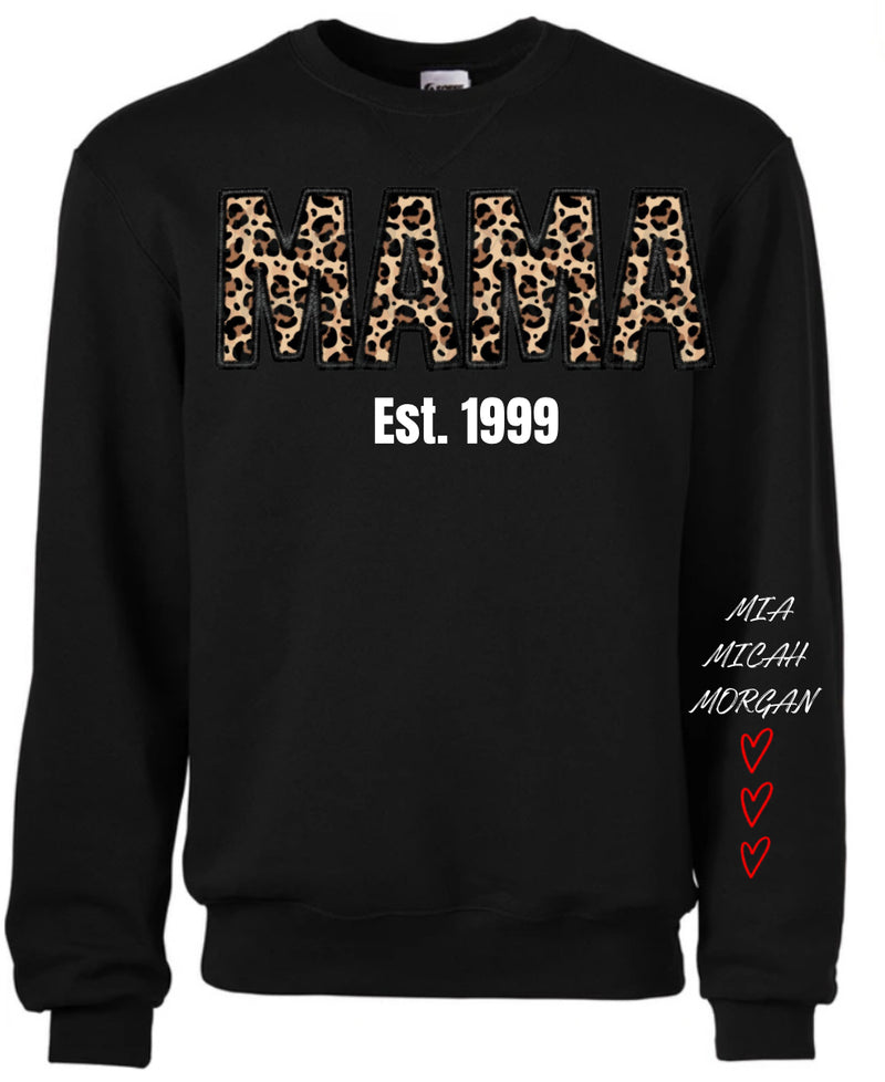 Leopard Mom Sweatshirt