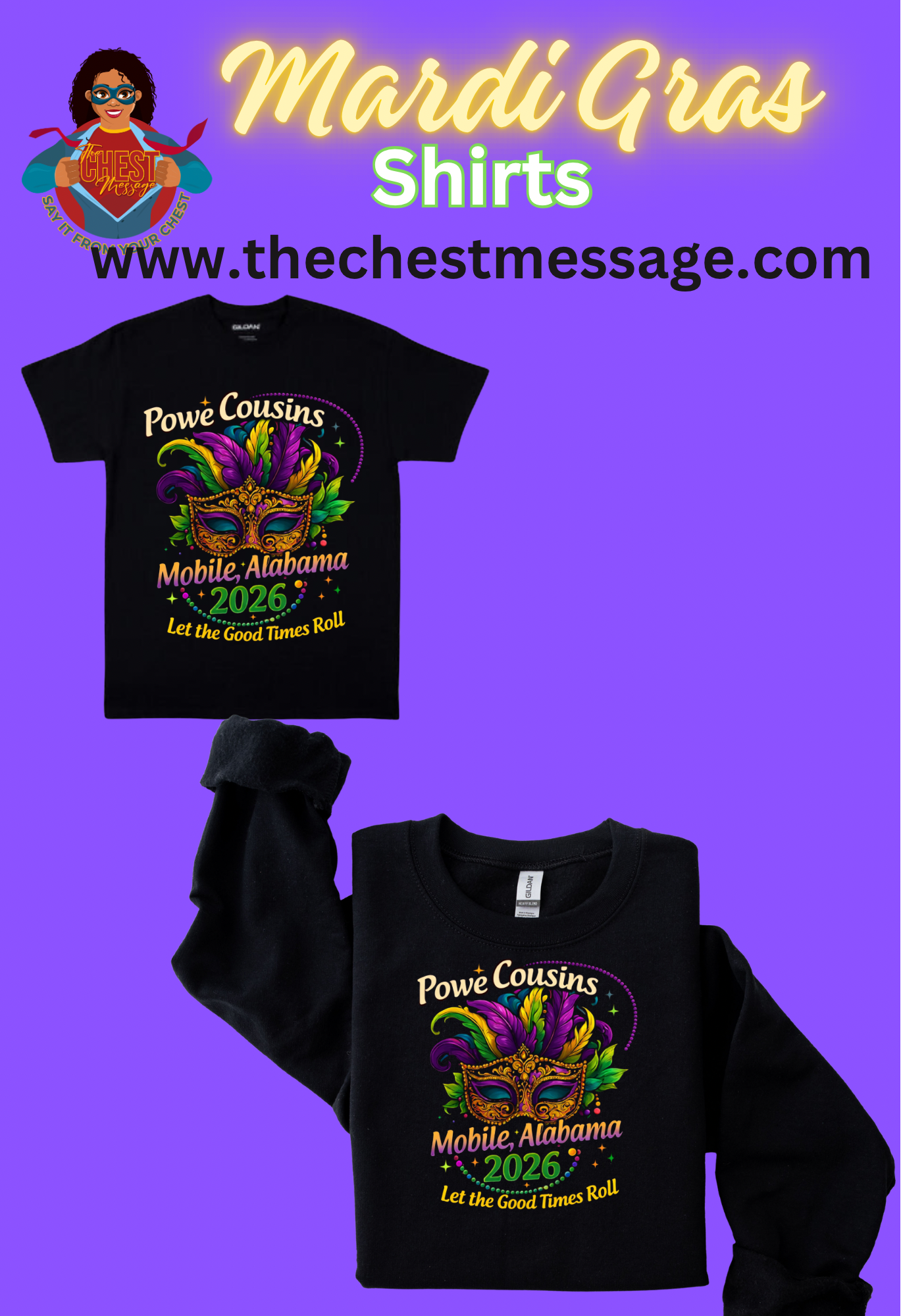 Powe Cousin Mardi Gras