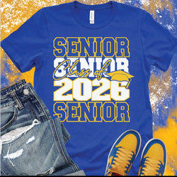 Blue & Yellow Senior shirt