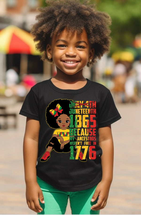 Juneteenth Afro Girl